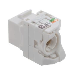 CAT6A Unshielded Toolless Keystone Jack, 10 Pack, White -Server Cabinet Accessories 00407193 3 69926.1682015728