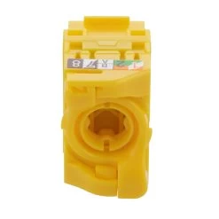 CAT6A Unshielded Toolless Keystone Jack, 15 Pack, Yellow 10 CAT6A Unshielded Toolless Keystone Jack, 15 Pack, Yellow -Server Cabinet Accessories 00407197 4 85541.1682015738