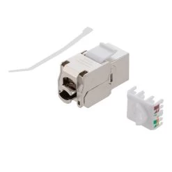 CAT6A Shielded Toolless Keystone Jack, 15 Pack, Silver 11 CAT6A Shielded Toolless Keystone Jack, 15 Pack, Silver -Server Cabinet Accessories 00407200 5 83163.1682015748