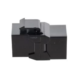 CAT6A UTP Inline Keystone Coupler, 15 Pack, Black -Server Cabinet Accessories 00407212 3 21933.1677687854