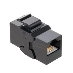 CAT6A UTP Inline Keystone Coupler, 15 Pack, Black -Server Cabinet Accessories 00407212 4 93342.1677687854