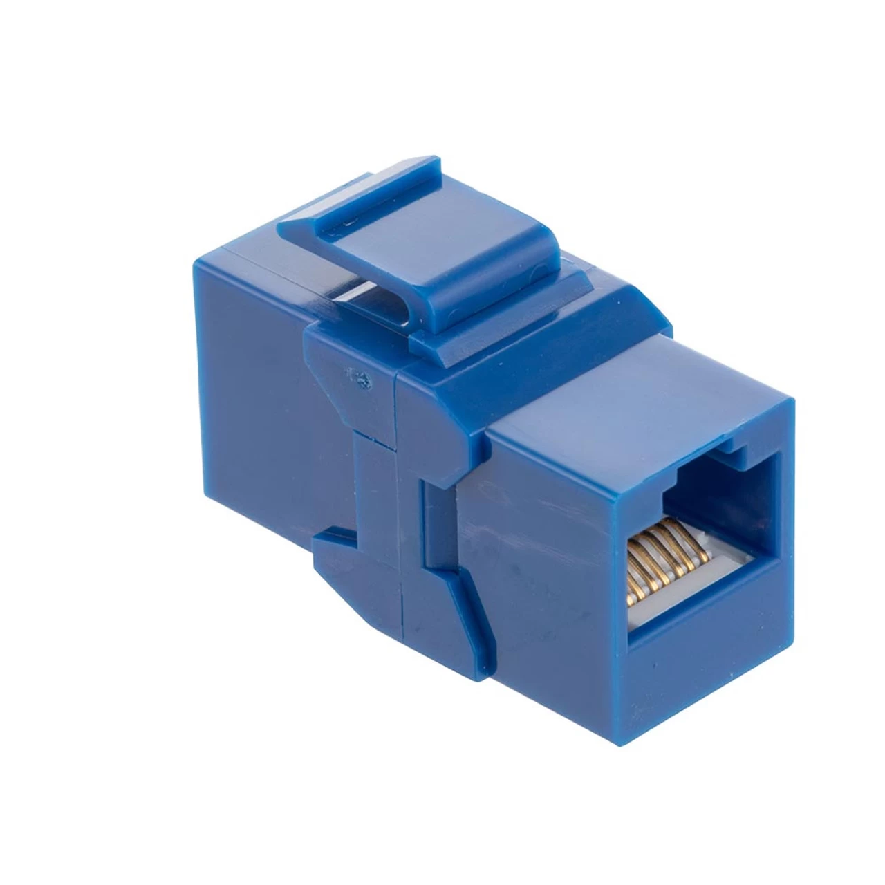 CAT6A UTP Inline Keystone Coupler, 10 Pack, Blue 6 CAT6A UTP Inline Keystone Coupler, 10 Pack, Blue - Image 4