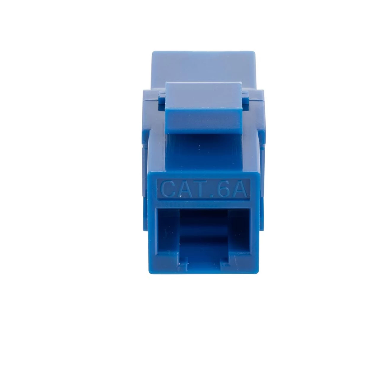 CAT6A UTP Inline Keystone Coupler, 25 Pack, Blue 4 CAT6A UTP Inline Keystone Coupler, 25 Pack, Blue - Image 2