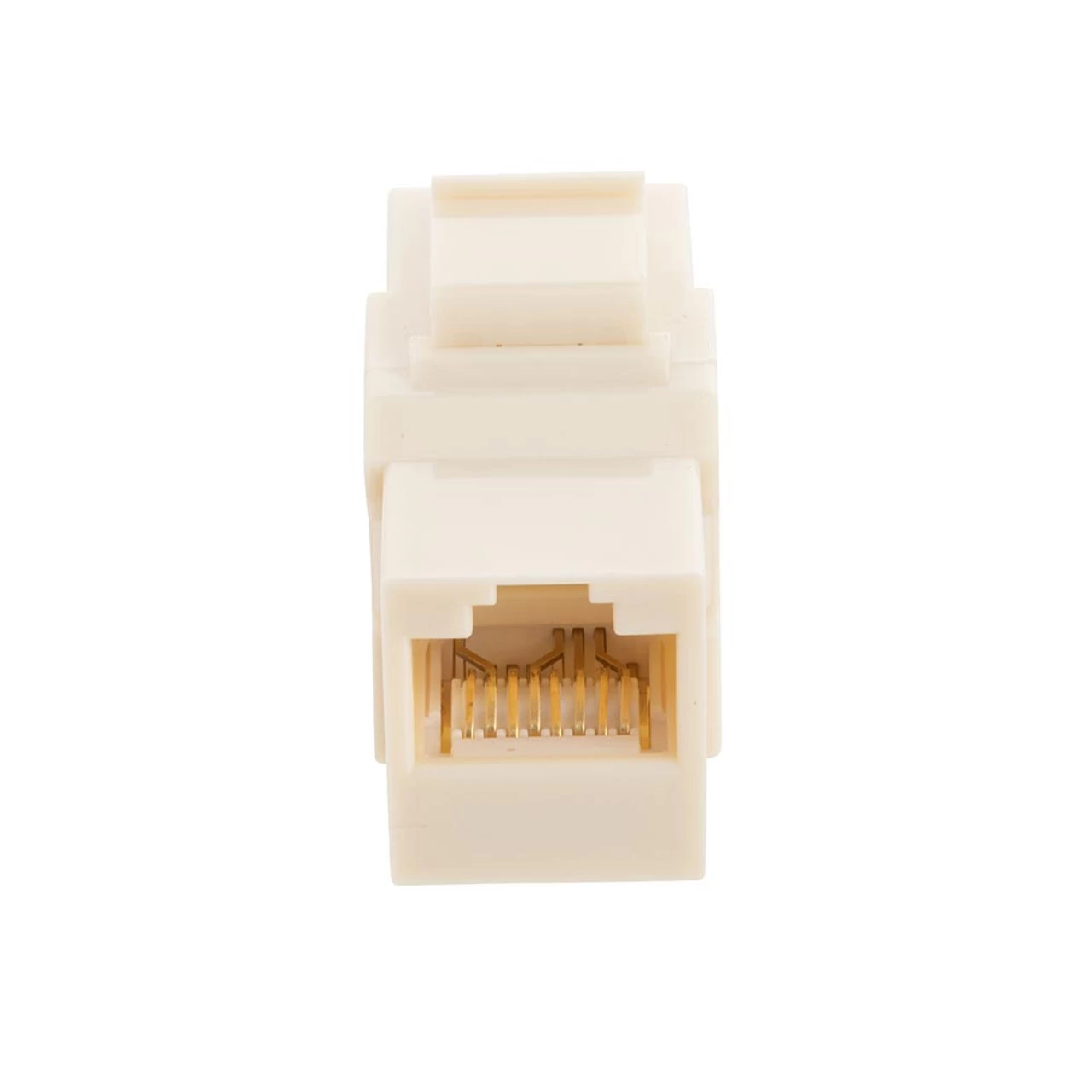 CAT6A UTP Inline Keystone Coupler, 25 Pack, Ivory 7 CAT6A UTP Inline Keystone Coupler, 25 Pack, Ivory - Image 5
