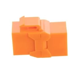 CAT6A UTP Inline Keystone Coupler, 10 Pack, Orange 9 CAT6A UTP Inline Keystone Coupler, 10 Pack, Orange -Server Cabinet Accessories 00407223 3 07029.1677687883