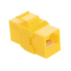 CAT6A UTP Inline Keystone Coupler, 15 Pack, Yellow 10 CAT6A UTP Inline Keystone Coupler, 15 Pack, Yellow -Server Cabinet Accessories 00407230 4 67550.1677687912