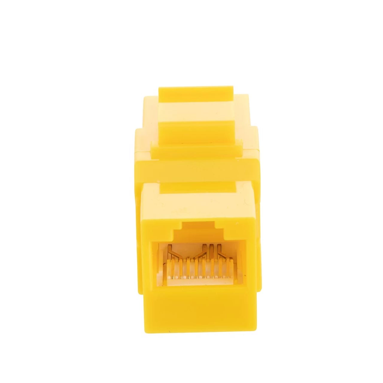 CAT6A UTP Inline Keystone Coupler, 15 Pack, Yellow 7 CAT6A UTP Inline Keystone Coupler, 15 Pack, Yellow - Image 5
