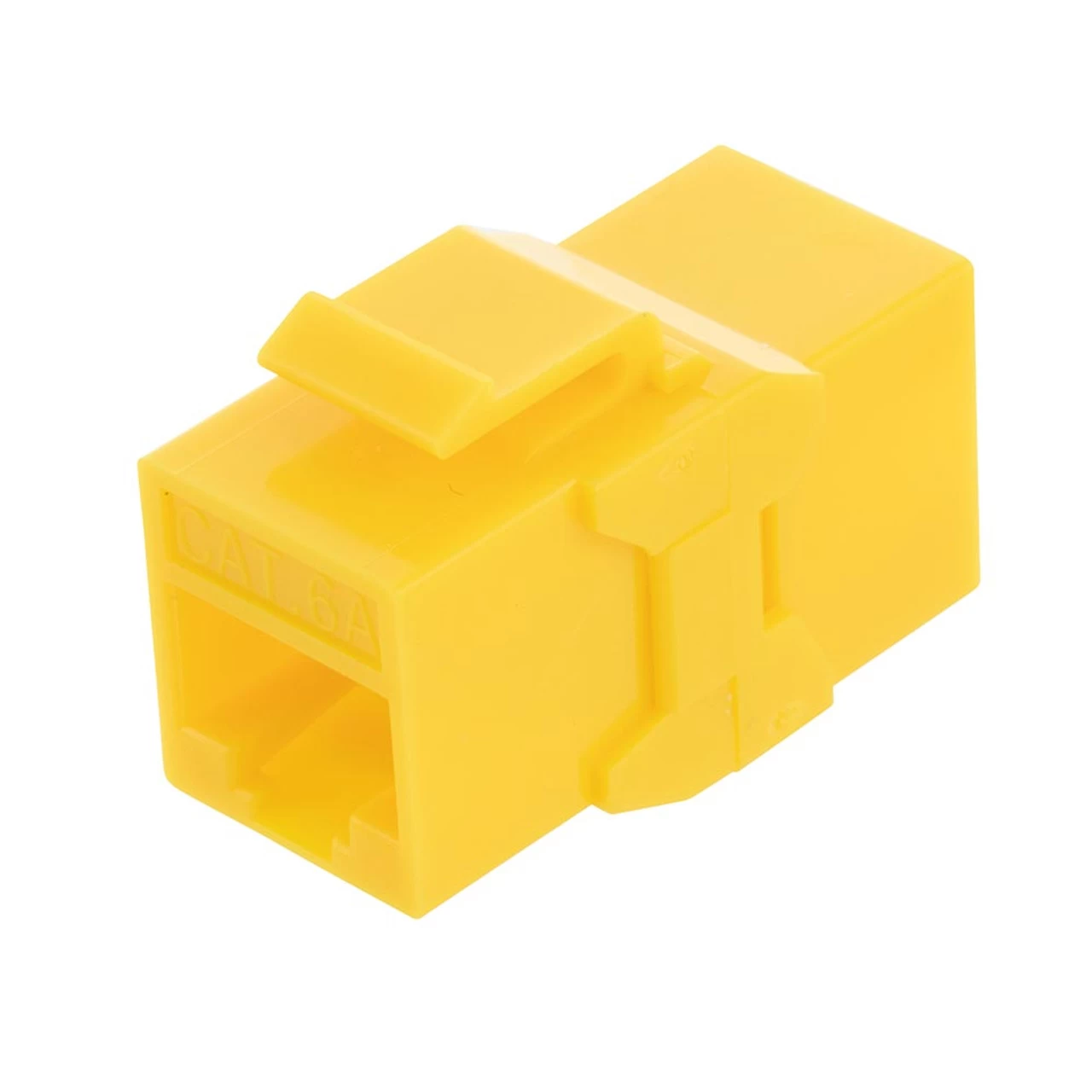 CAT6A UTP Inline Keystone Coupler, 25 Pack, Yellow 3 CAT6A UTP Inline Keystone Coupler, 25 Pack, Yellow