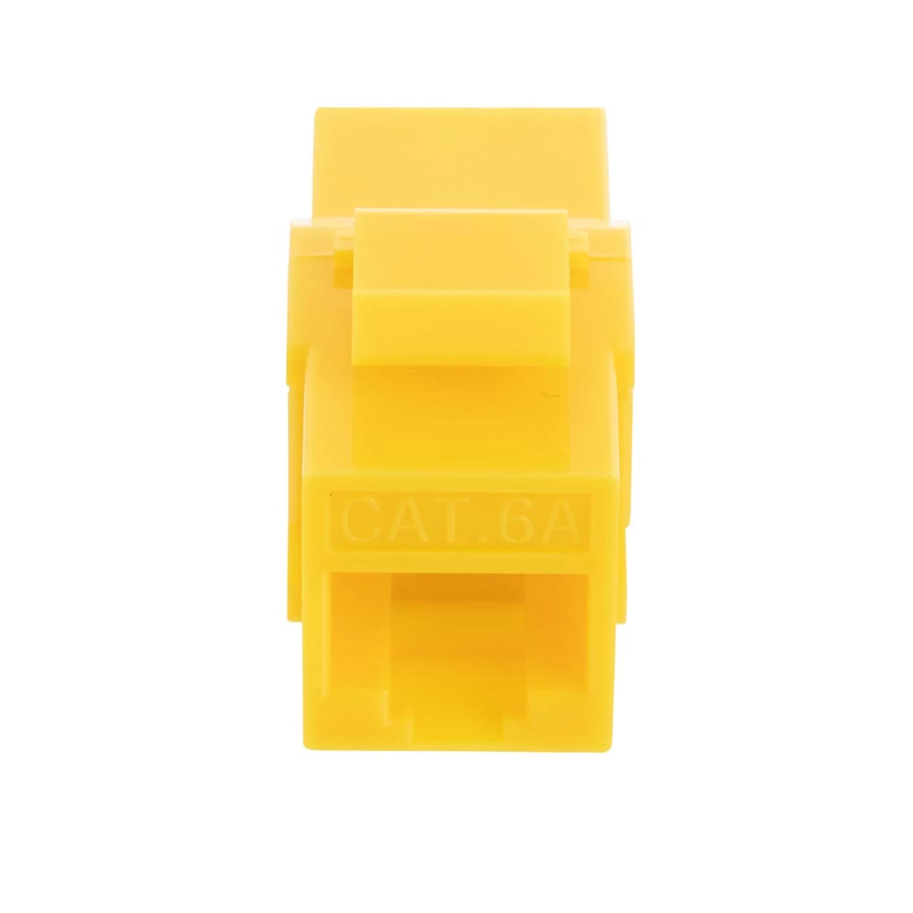CAT6A UTP Inline Keystone Coupler, 25 Pack, Yellow 4 CAT6A UTP Inline Keystone Coupler, 25 Pack, Yellow - Image 2