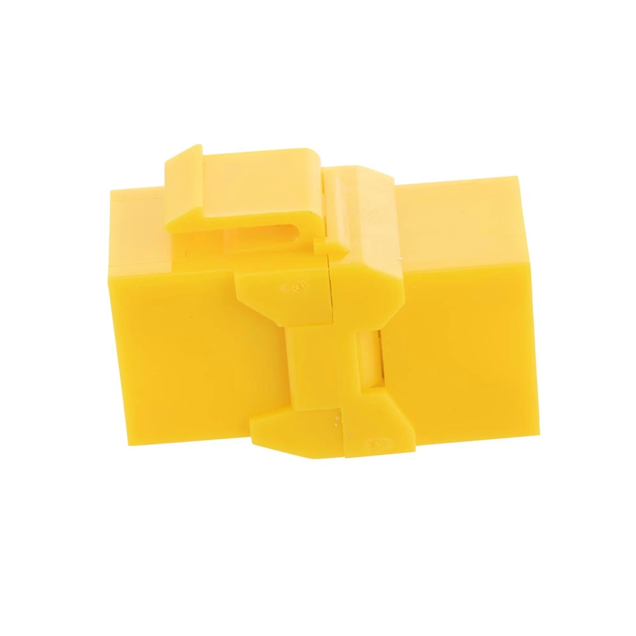 CAT6A UTP Inline Keystone Coupler, 25 Pack, Yellow 5 CAT6A UTP Inline Keystone Coupler, 25 Pack, Yellow - Image 3