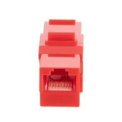 CAT6A UTP Inline Keystone Coupler, 15 Pack, Red 11 CAT6A UTP Inline Keystone Coupler, 15 Pack, Red -Server Cabinet Accessories 00407235 5 43558.1677687918