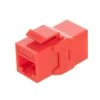 CAT6A UTP Inline Keystone Coupler, 25 Pack, Red 2 CAT6A UTP Inline Keystone Coupler, 25 Pack, Red -Server Cabinet Accessories 00407236 1 21324.1677687921