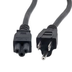 Laptop Power Cord- NEMA 5-15P To C5-10 Amp, 6FT 8 Laptop Power Cord- NEMA 5-15P To C5-10 Amp, 6FT -Server Cabinet Accessories 00407254 3 18691.1692646141