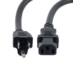Universal CPU Power Cord - Nema 5-15P To C13, 6FT 8 Universal CPU Power Cord - Nema 5-15P To C13, 6FT -Server Cabinet Accessories 00407260 3 79402.1692646161