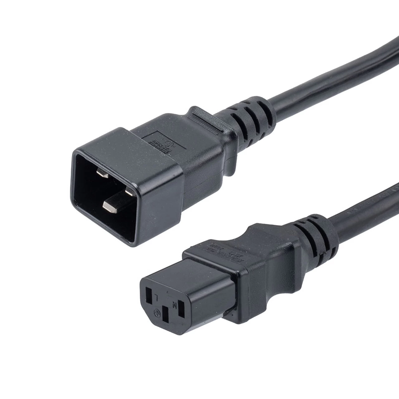 PC/PDU Power Cord - C20 To C13 - 15 Amp - 6 Ft 3 PC/PDU Power Cord - C20 To C13 - 15 Amp - 6 Ft