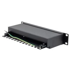 NavePoint 10 Inch Wide 12-Port CAT6 STP Patch Panel, 1U Black 11 NavePoint 10 Inch Wide 12-Port CAT6 STP Patch Panel, 1U Black -Server Cabinet Accessories 00407266 5 62705.1693246546