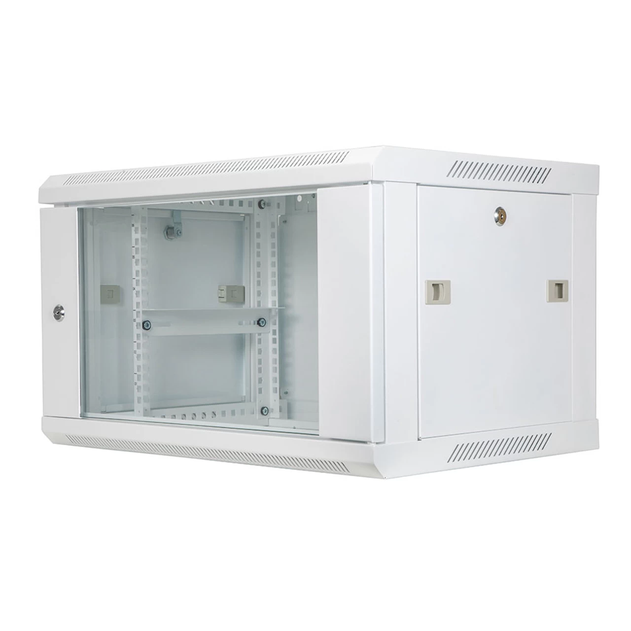 NavePoint 19-inch Networking Cabinet, 6U, 23 Inches Deep, White 3 NavePoint 19-inch Networking Cabinet, 6U, 23 Inches Deep, White