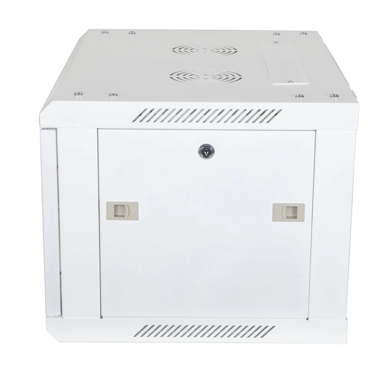 NavePoint 19-inch Wide Networking Cabinet, 9U, 23 Inches Deep, White 4 NavePoint 19-inch Wide Networking Cabinet, 9U, 23 Inches Deep, White - Image 2