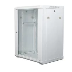 NavePoint 19-inch Wide Networking Cabinet, 12U, 23 Inches Deep, White