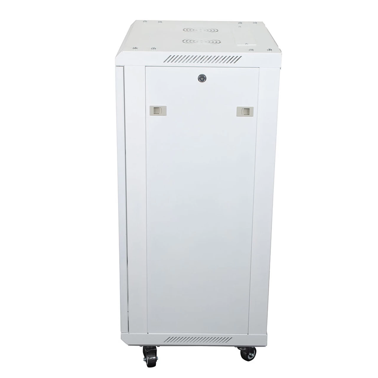 NavePoint 19-inch Wide Networking Cabinet, 22U, 23 Inches Deep, White 4 NavePoint 19-inch Wide Networking Cabinet, 22U, 23 Inches Deep, White - Image 2