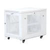 12U Mid Depth 33" (840mm) Networking Cabinet Bright White  