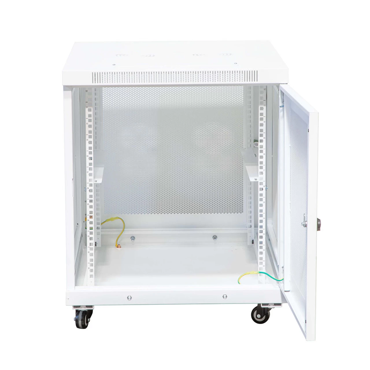 12U Mid Depth 33" (840mm) Networking Cabinet Bright White 4 12U Mid Depth 33" (840mm) Networking Cabinet Bright White - Image 2
