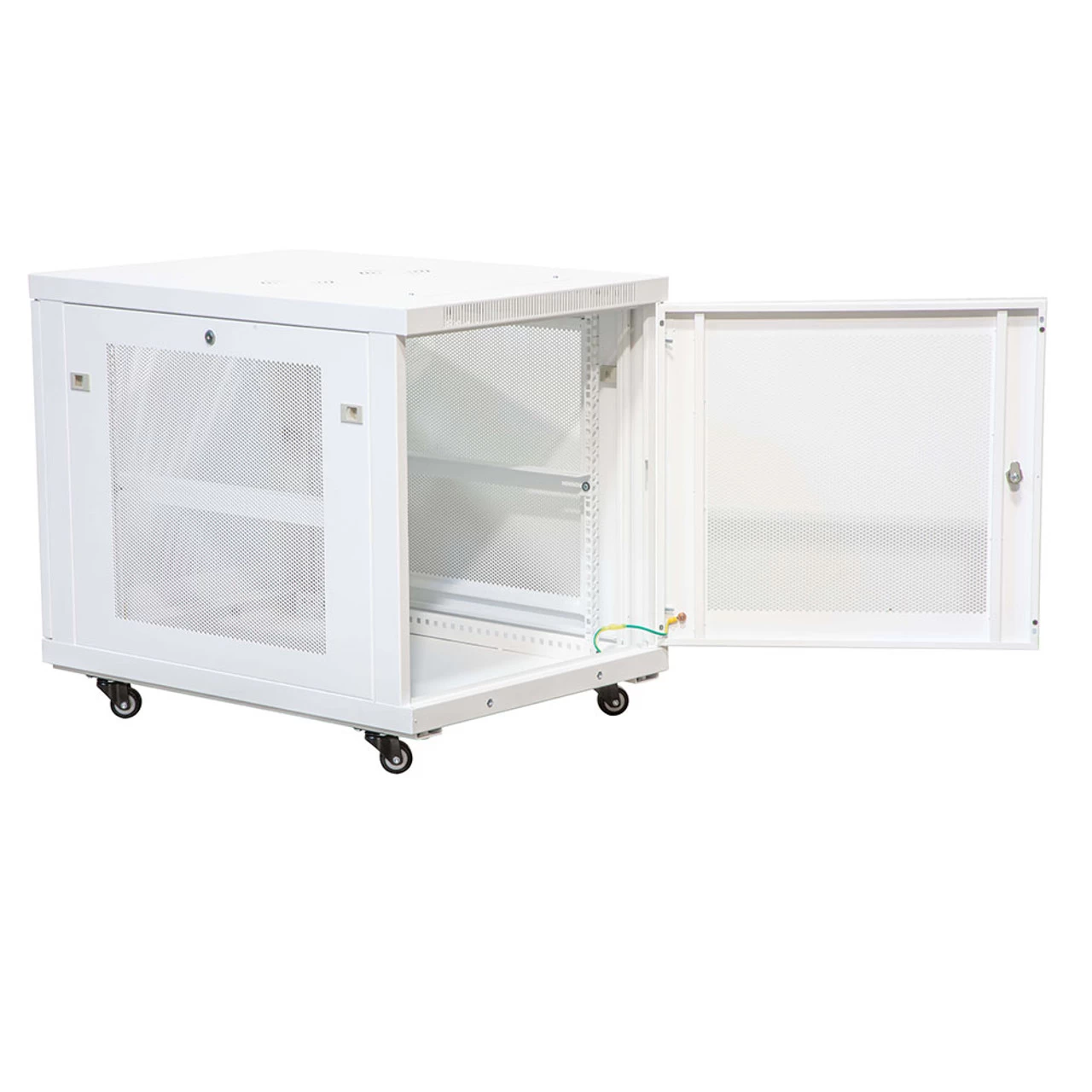 12U Mid Depth 33" (840mm) Networking Cabinet Bright White 8 12U Mid Depth 33" (840mm) Networking Cabinet Bright White - Image 6