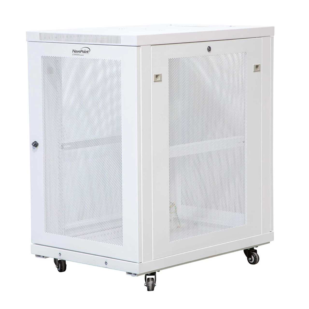 18U Mid Depth 33" (840mm) Networking Cabinet Bright White 3 18U Mid Depth 33" (840mm) Networking Cabinet Bright White
