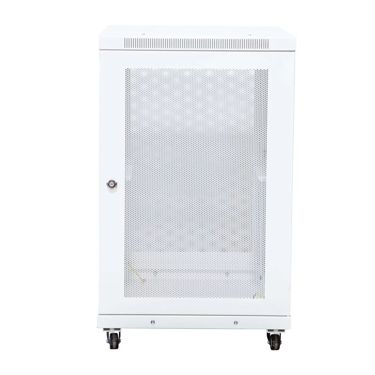 18U Mid Depth 33" (840mm) Networking Cabinet Bright White 6 18U Mid Depth 33" (840mm) Networking Cabinet Bright White - Image 4