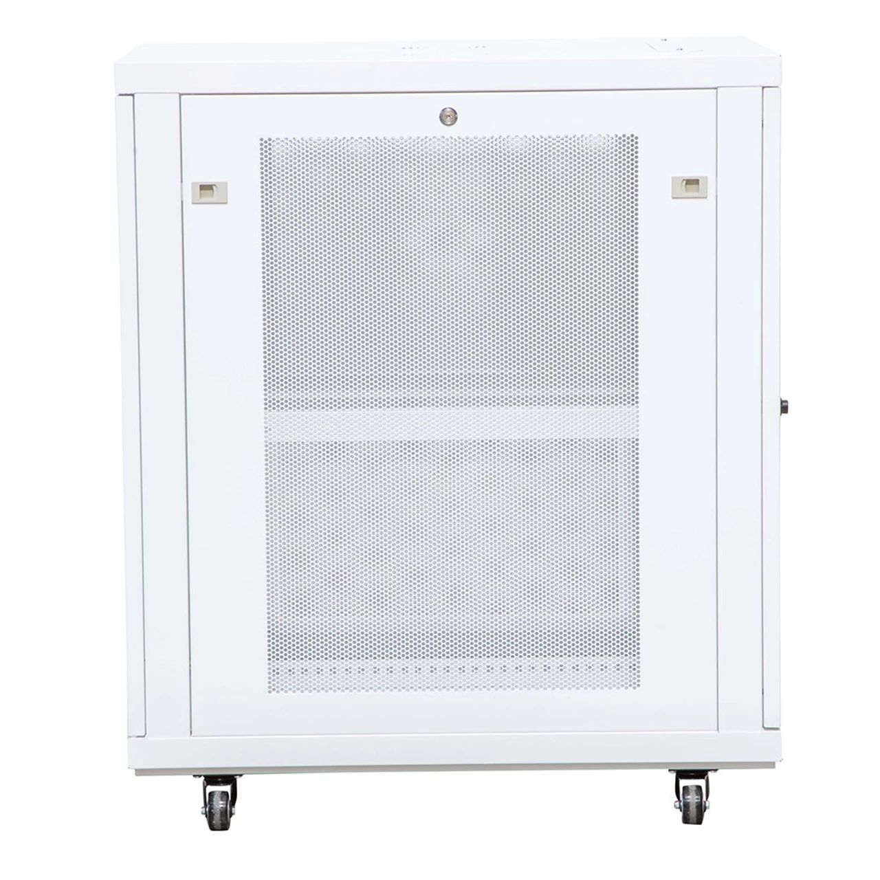 18U Mid Depth 33" (840mm) Networking Cabinet Bright White 7 18U Mid Depth 33" (840mm) Networking Cabinet Bright White - Image 5