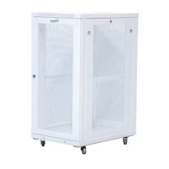 24U Mid Depth 33" (840mm) Networking Cabinet Bright White