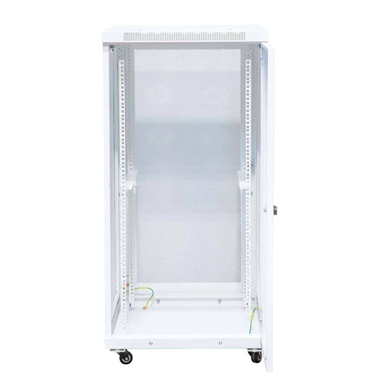 24U Mid Depth 33" (840mm) Networking Cabinet Bright White 4 24U Mid Depth 33" (840mm) Networking Cabinet Bright White - Image 2