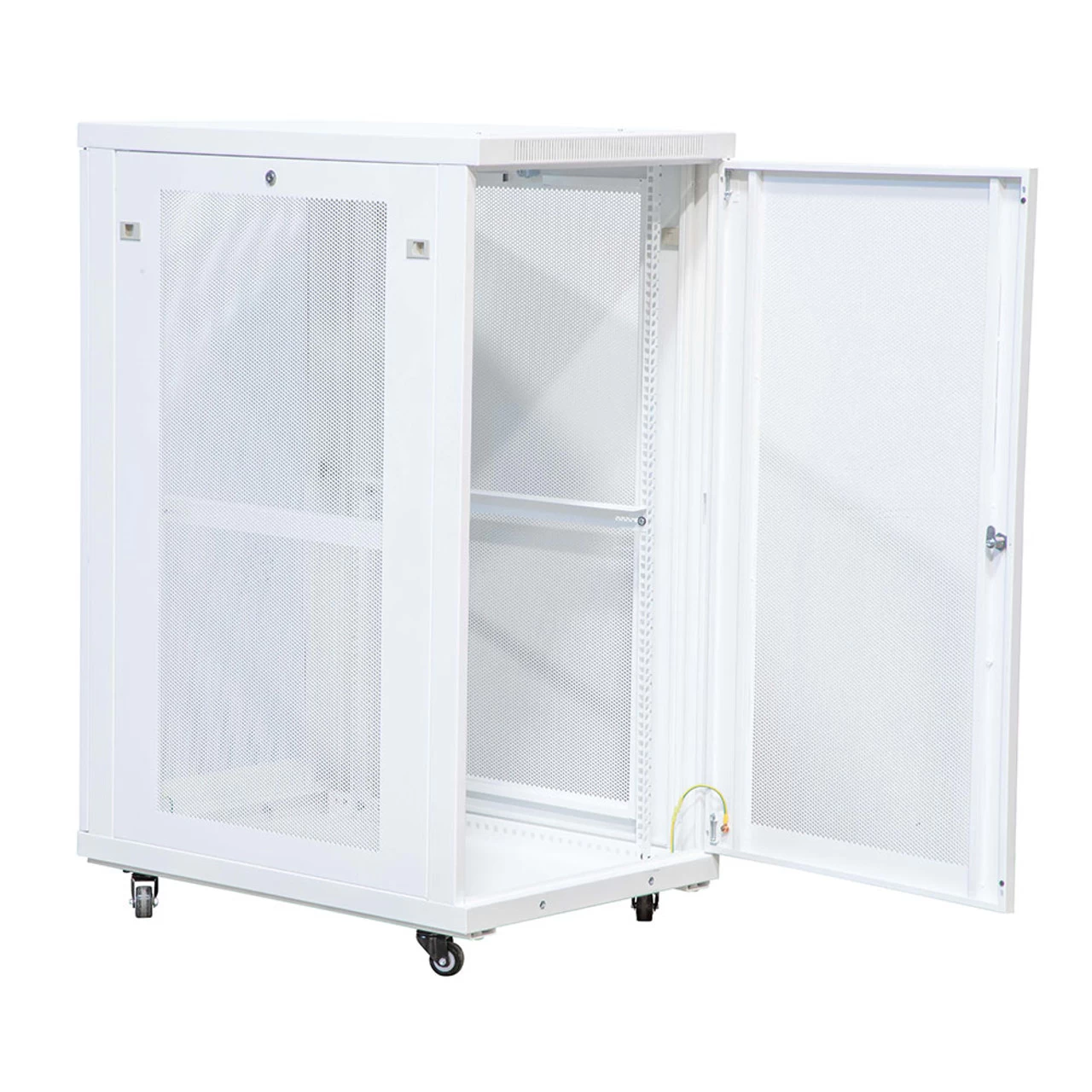 24U Mid Depth 33" (840mm) Networking Cabinet Bright White 8 24U Mid Depth 33" (840mm) Networking Cabinet Bright White - Image 6