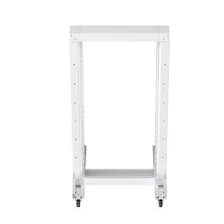 22U 2-Post Open Frame Rack, White 9 22U 2-Post Open Frame Rack, White -Server Cabinet Accessories 00407325 3 71176.1695062795