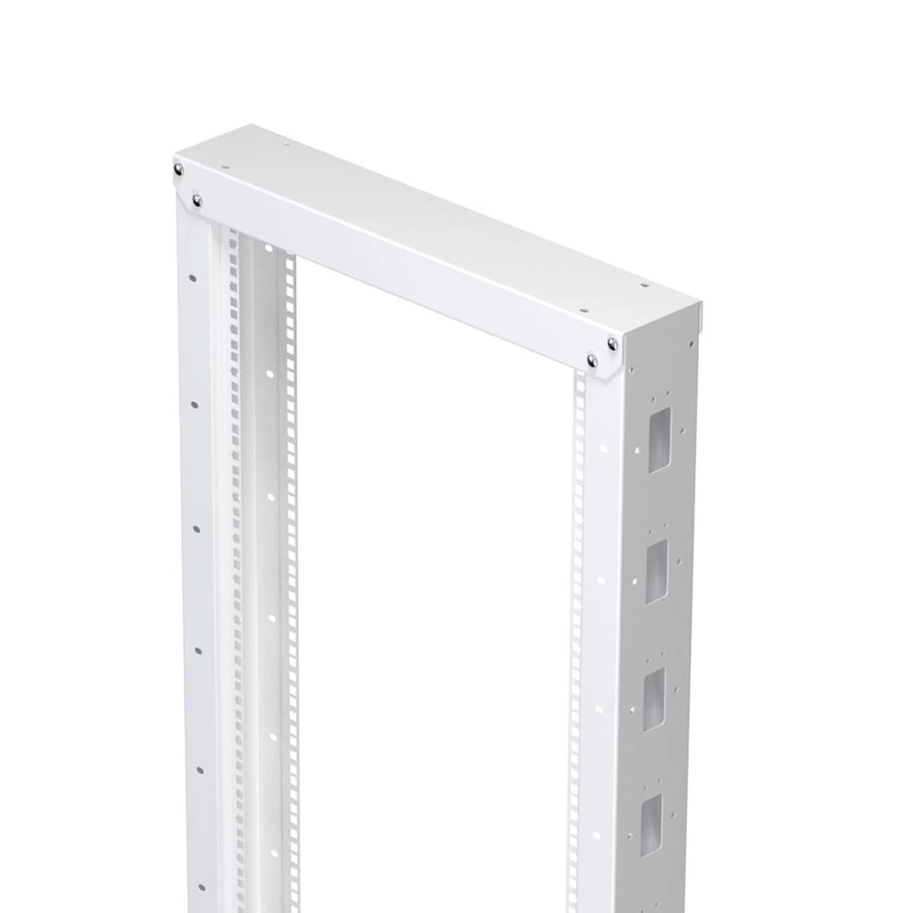 42U 2-Post Open Frame Rack, White 7 42U 2-Post Open Frame Rack, White - Image 5