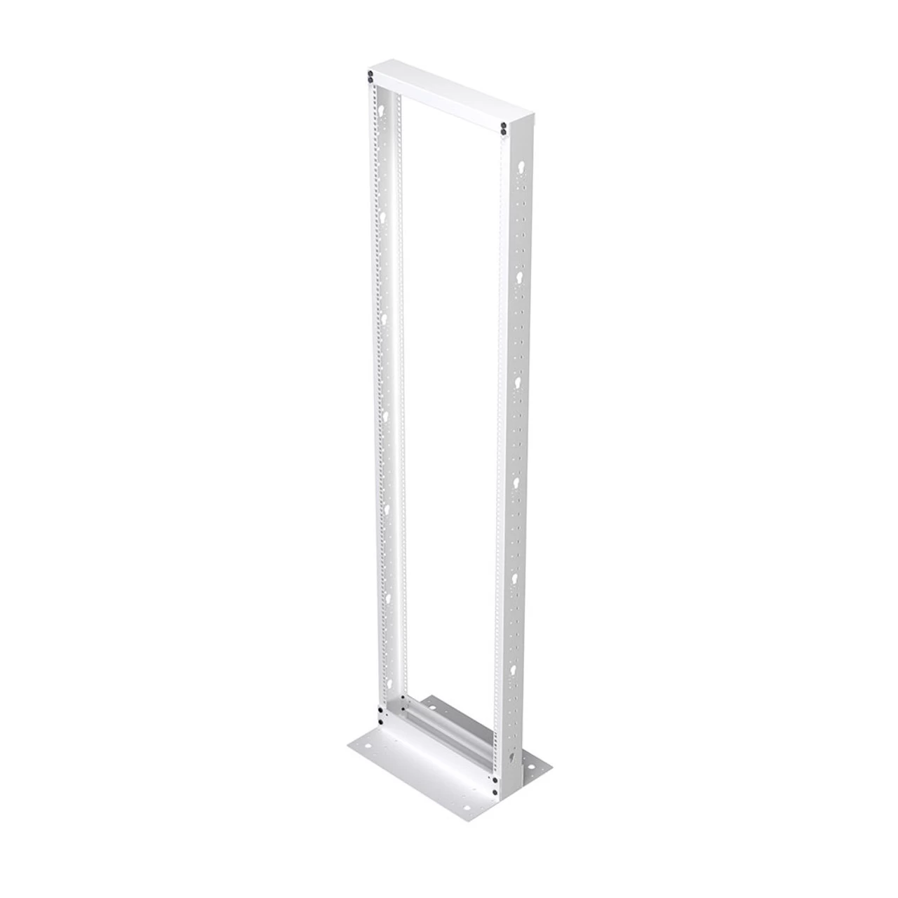 45U 2-Post Open Frame Rack, White 3 45U 2-Post Open Frame Rack, White