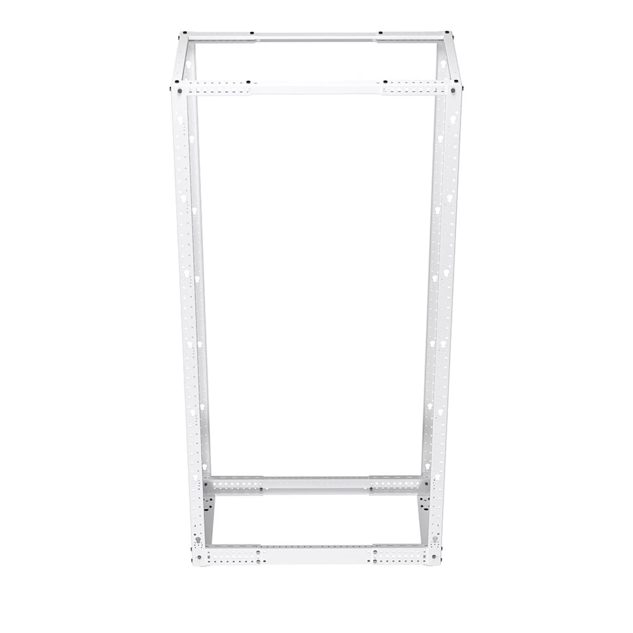 45U Adjustable Depth 4-Post Open Frame Network Rack RAL9003 -Signal White 5 45U Adjustable Depth 4-Post Open Frame Network Rack RAL9003 -Signal White - Image 3