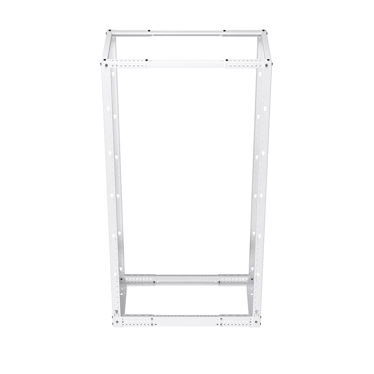 42U Adjustable Depth 4-Post Open Frame, White 8 42U Adjustable Depth 4-Post Open Frame, White - Image 6