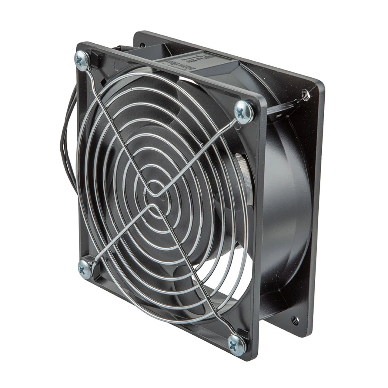 Heavy-Duty AC Cooling Fan, 110V-120V, Black 3 Heavy-Duty AC Cooling Fan, 110V-120V, Black
