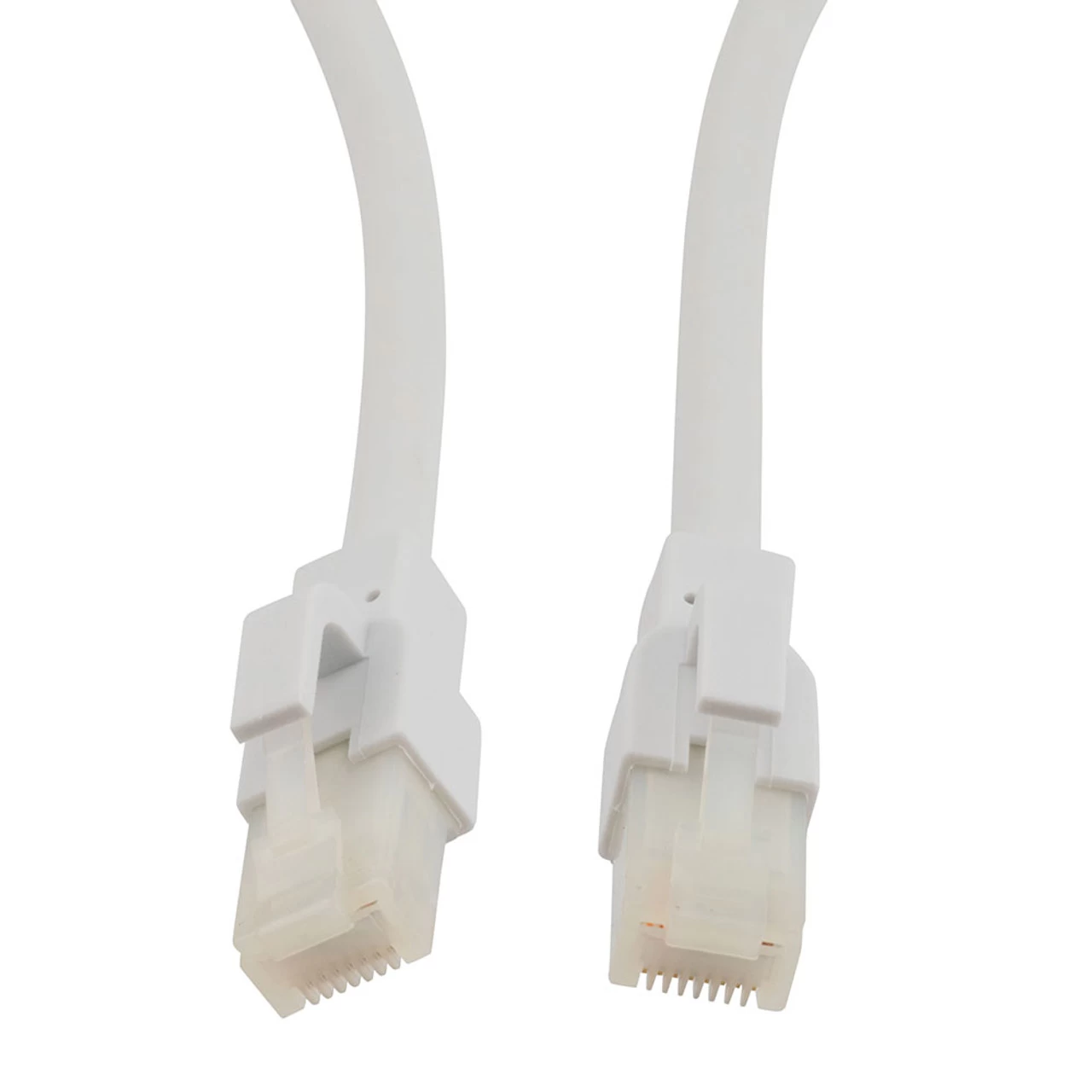 Category 6a 10 Gbps Ethernet Antibacterial Antimicrobial Cable Assembly, RJ45 Male/Plug, U/UTP, 24 AWG, PVC Antibacterial, White, 7 FT 5 Category 6a 10 Gbps Ethernet Antibacterial Antimicrobial Cable Assembly, RJ45 Male/Plug, U/UTP, 24 AWG, PVC Antibacterial, White, 7 FT - Image 3