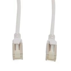 Category 6a 10 Gbps Slim Ethernet Antibacterial Antimicrobial Cable Assembly, RJ45 Male/Plug, S/FTP, 30 AWG, PVC Antibacterial, White, 25 FT 7 Category 6a 10 Gbps Slim Ethernet Antibacterial Antimicrobial Cable Assembly, RJ45 Male/Plug, S/FTP, 30 AWG, PVC Antibacterial, White, 25 FT -Server Cabinet Accessories 00407373 3 04257.1695744132