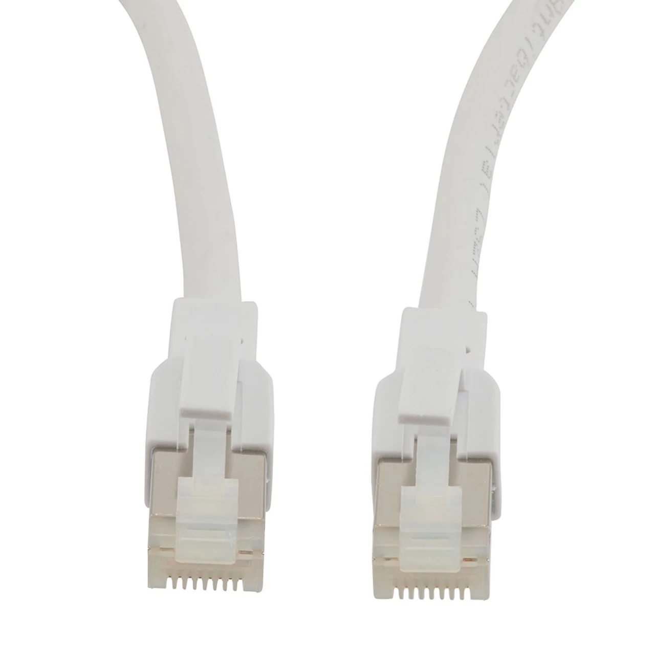 Category 6a 10 Gbps Ethernet Antibacterial Antimicrobial Cable Assembly, RJ45 Male/Plug, S/FTP, CM LSZH, 26 AWG, ANTIBACTERIAL LSZH, White, 3 FT 5 Category 6a 10 Gbps Ethernet Antibacterial Antimicrobial Cable Assembly, RJ45 Male/Plug, S/FTP, CM LSZH, 26 AWG, ANTIBACTERIAL LSZH, White, 3 FT - Image 3