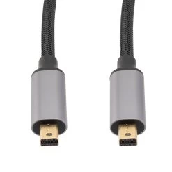 NavePoint Mini DisplayPort Male To Mini DisplayPort Male Braided Cable, PVC With Nylon, Black, Aluminum Shell, Supports 4K @ 60 Hz, 3M 9 NavePoint Mini DisplayPort Male To Mini DisplayPort Male Braided Cable, PVC With Nylon, Black, Aluminum Shell, Supports 4K @ 60 Hz, 3M -Server Cabinet Accessories 00407389 3 90026.1700675735