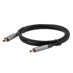 NavePoint Mini DisplayPort Male To Mini DisplayPort Male Braided Cable, PVC With Nylon, Black, Aluminum Shell, Supports 4K @ 60 Hz, 3M 10 NavePoint Mini DisplayPort Male To Mini DisplayPort Male Braided Cable, PVC With Nylon, Black, Aluminum Shell, Supports 4K @ 60 Hz, 3M -Server Cabinet Accessories 00407389 4 97552.1700675735