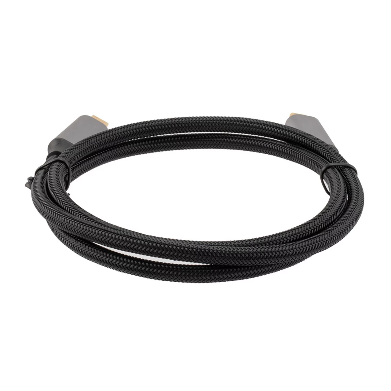 NavePoint Mini DisplayPort Male To Mini DisplayPort Male Braided Cable, PVC With Nylon, Black, Aluminum Shell, Supports 4K @ 60 Hz, 3M 7 NavePoint Mini DisplayPort Male To Mini DisplayPort Male Braided Cable, PVC With Nylon, Black, Aluminum Shell, Supports 4K @ 60 Hz, 3M - Image 5