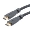 NavePoint HDMI 2.0 Ferrites Braided Cable, Poly, Black, PVC Shell, Supports 4K @ 60Hz, 1M 2 NavePoint HDMI 2.0 Ferrites Braided Cable, Poly, Black, PVC Shell, Supports 4K @ 60Hz, 1M -Server Cabinet Accessories 00407390 1 24103.1700675586