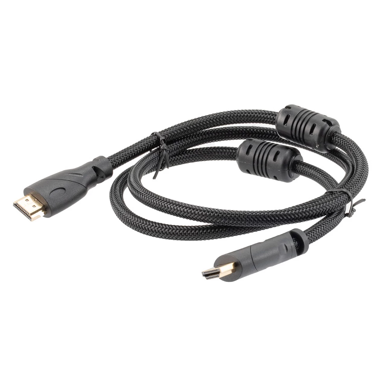 NavePoint HDMI 2.0 Ferrites Braided Cable, Poly, Black, PVC Shell, Supports 4K @ 60Hz, 1M 6 NavePoint HDMI 2.0 Ferrites Braided Cable, Poly, Black, PVC Shell, Supports 4K @ 60Hz, 1M - Image 4