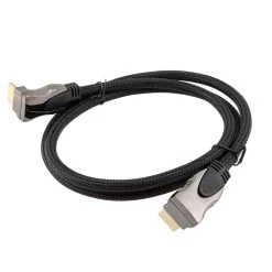 NavePoint HDMI 2.0 Male To Male Braided Cable, PVC With Nylon, Black, Zinc Alloy Shell, Supports 4K @ 60Hz, Right Angle Up To Right Angle Up, 1M 10 NavePoint HDMI 2.0 Male To Male Braided Cable, PVC With Nylon, Black, Zinc Alloy Shell, Supports 4K @ 60Hz, Right Angle Up To Right Angle Up, 1M -Server Cabinet Accessories 00407394 4 70372.1700674576