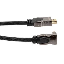 NavePoint HDMI 2.0 Male To Male Braided Cable, PVC With Nylon, Black, Zinc Alloy Shell, Supports 4K @ 60Hz, Right Angle Straight To Right Angle Up, 3M 8 NavePoint HDMI 2.0 Male To Male Braided Cable, PVC With Nylon, Black, Zinc Alloy Shell, Supports 4K @ 60Hz, Right Angle Straight To Right Angle Up, 3M -Server Cabinet Accessories 00407401 2 65746.1700673201