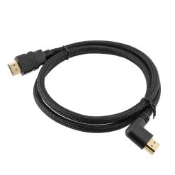 NavePoint HDMI 2.0 Male To Male Braided Cable, PVC With Nylon, Black, PVC Shell, Supports 4K @ 60Hz, Left Angle To Left Angle, 1M 10 NavePoint HDMI 2.0 Male To Male Braided Cable, PVC With Nylon, Black, PVC Shell, Supports 4K @ 60Hz, Left Angle To Left Angle, 1M -Server Cabinet Accessories 00407408 4 20085.1700671867